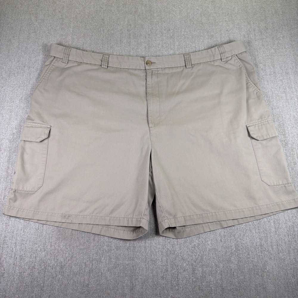 Canyon Ridge (52) Men's Gray Cargo Khaki Relaxed Shorts Hiking Fishing